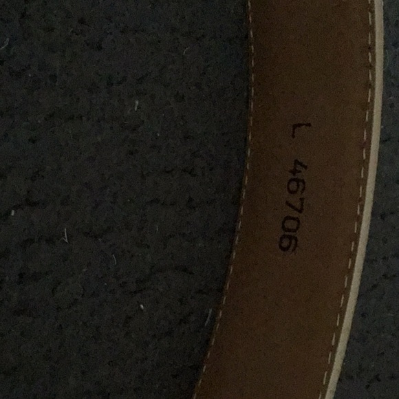 Vintage  Brighton Suede Belt SZ L silver Accents! - Picture 5 of 5